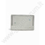 Präsentationstablett aus Samt mit goldenem Rand