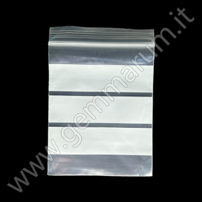 BUSTINE 10x15 cm con tre bande bianche