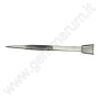 MEDIUM STAINLESS STEEL TWEEZERS WITH PAD