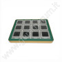 Premium Gem Display with Gold Frame - Green Complete display with 12 MATT SIVLER boxes