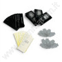 Sicherheitssiegel für Edeltsteine - Starter Kit 10 - schwarz 75x40mm