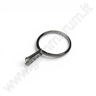 Silver stone holder ring for stones from 2.0 to 5.0 ct
