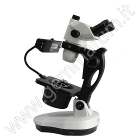 MICROSCOPE FOR GEMOLOGY -  Trinocular 6.5-55x