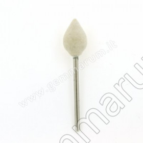 Fresetta in feltro forma fiamma 10x18mm